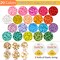24500+ Pieces Beads for Jewelry Making Kit, Colorful Flat Round Polymer Clay Beads Glass Seed Beads for Bracelet Making Kit, Necklace Ring Heishi Beads DIY Craft Gift for Kids Girls